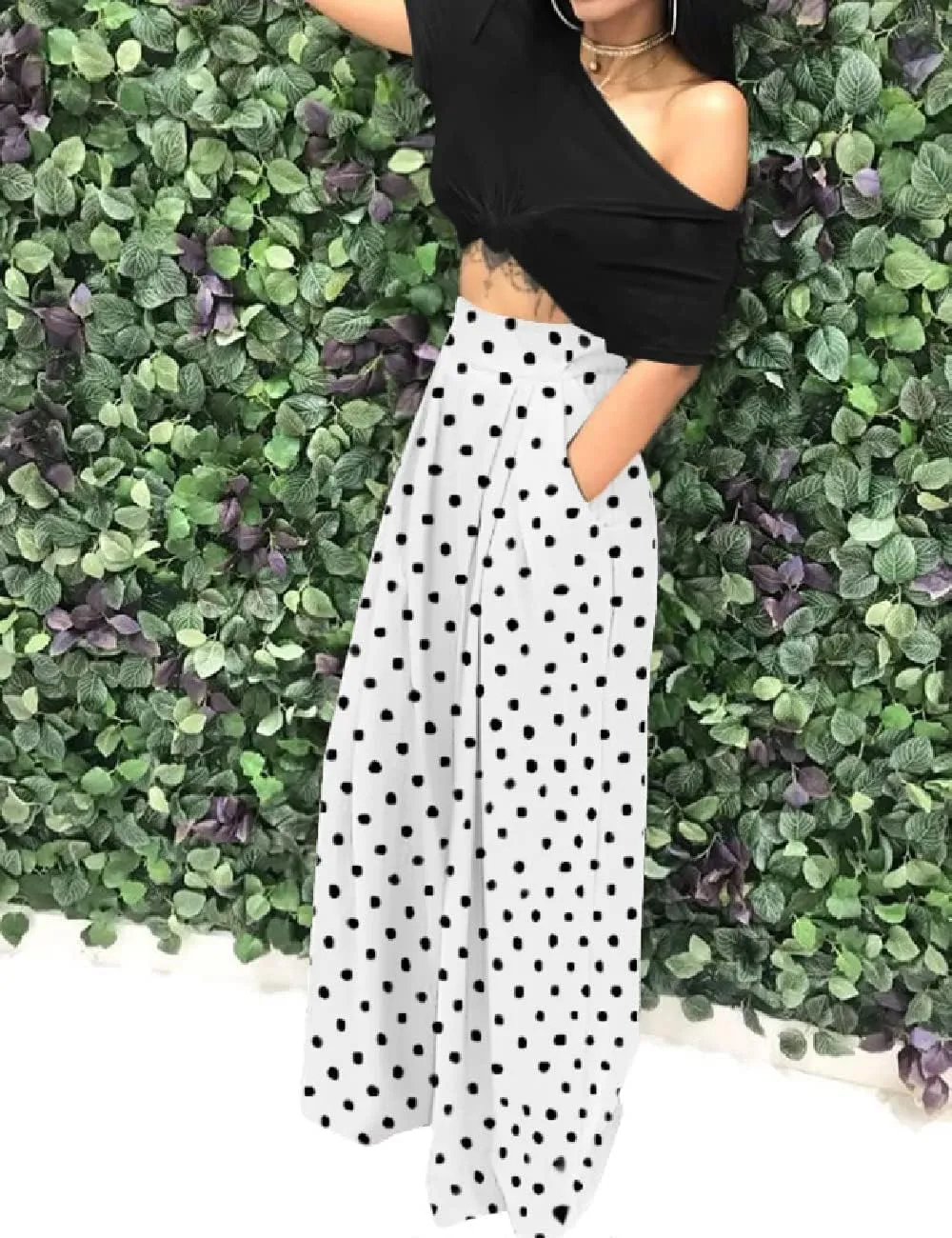 Wide Leg Palazzo Pants for Women, High Waist Business Casual Lounge Pants