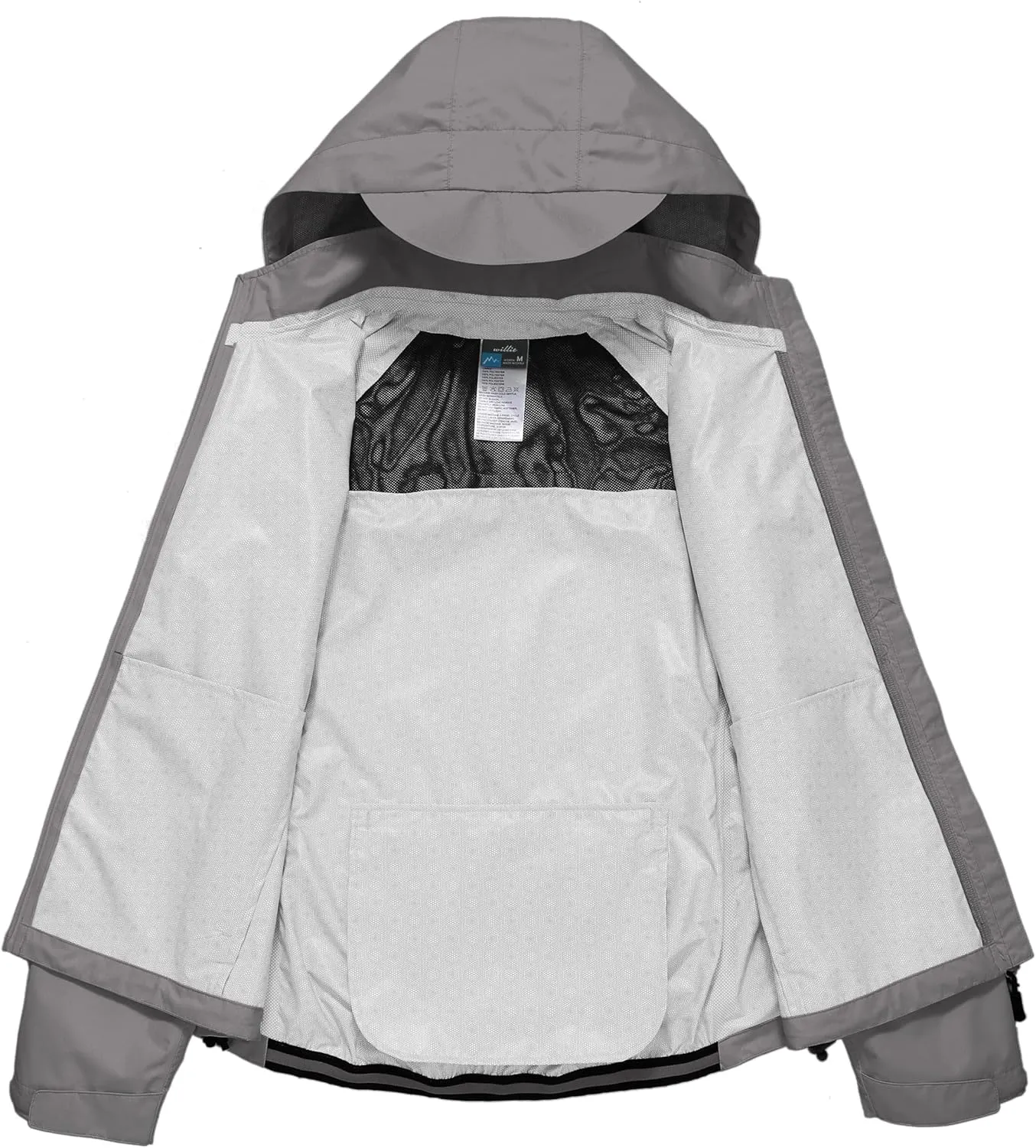 Willit Women's Cycling Running Jackets Rain Windproof Jackets Lightweight Windbreaker Bike Hiking Jacket Packable Hooded