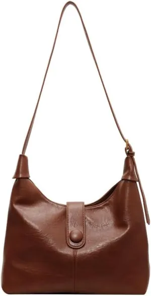Women Bucket Shoulder Bag Large Capacity Crossbody Style with Drawstring Closure and Sleek Minimalist Design for Daily Use