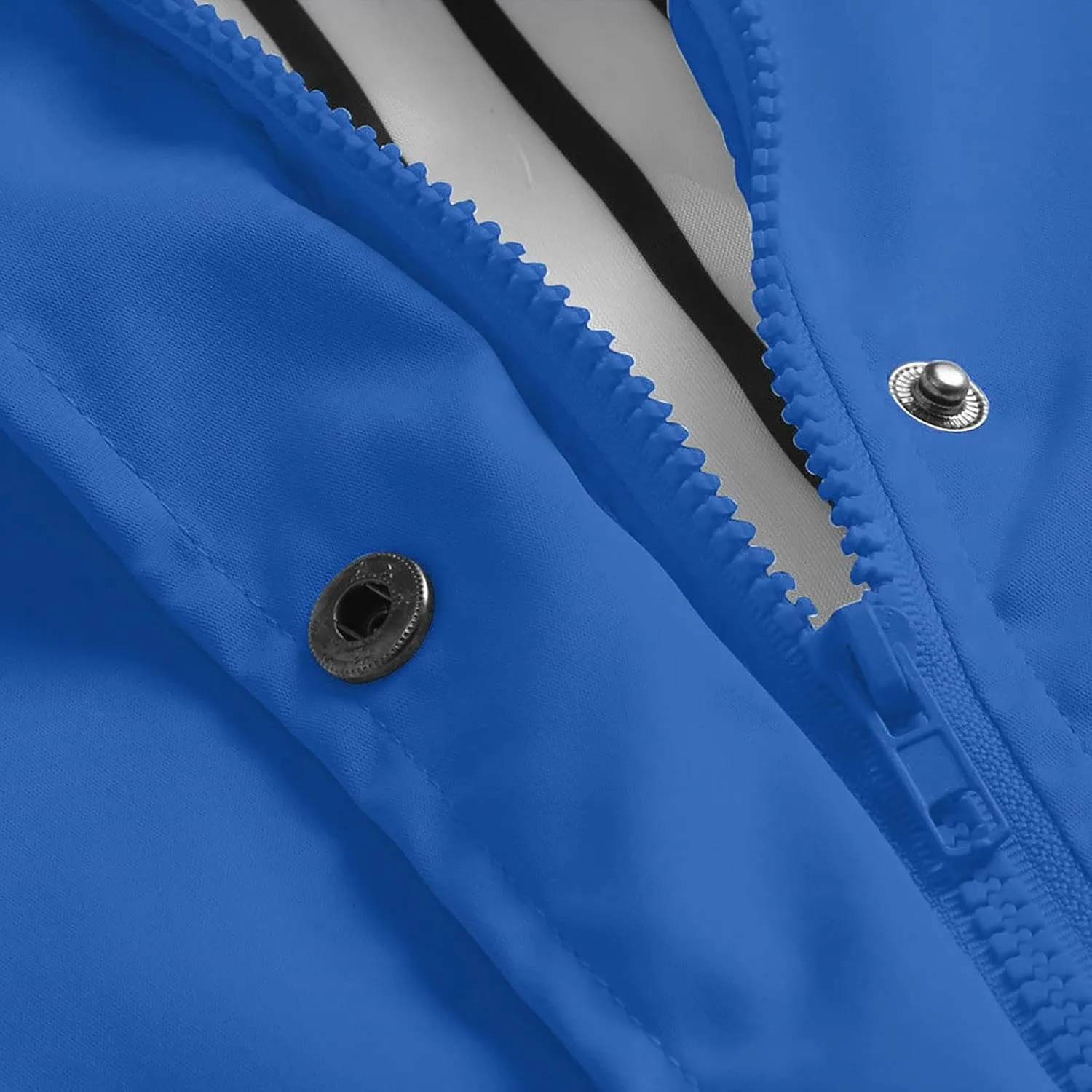 Womens Rain Coat Waterproof Active Outdoor Rain Jacket Lightweight Zip Up Summer Fall Raincoat Windbreaker With Hood