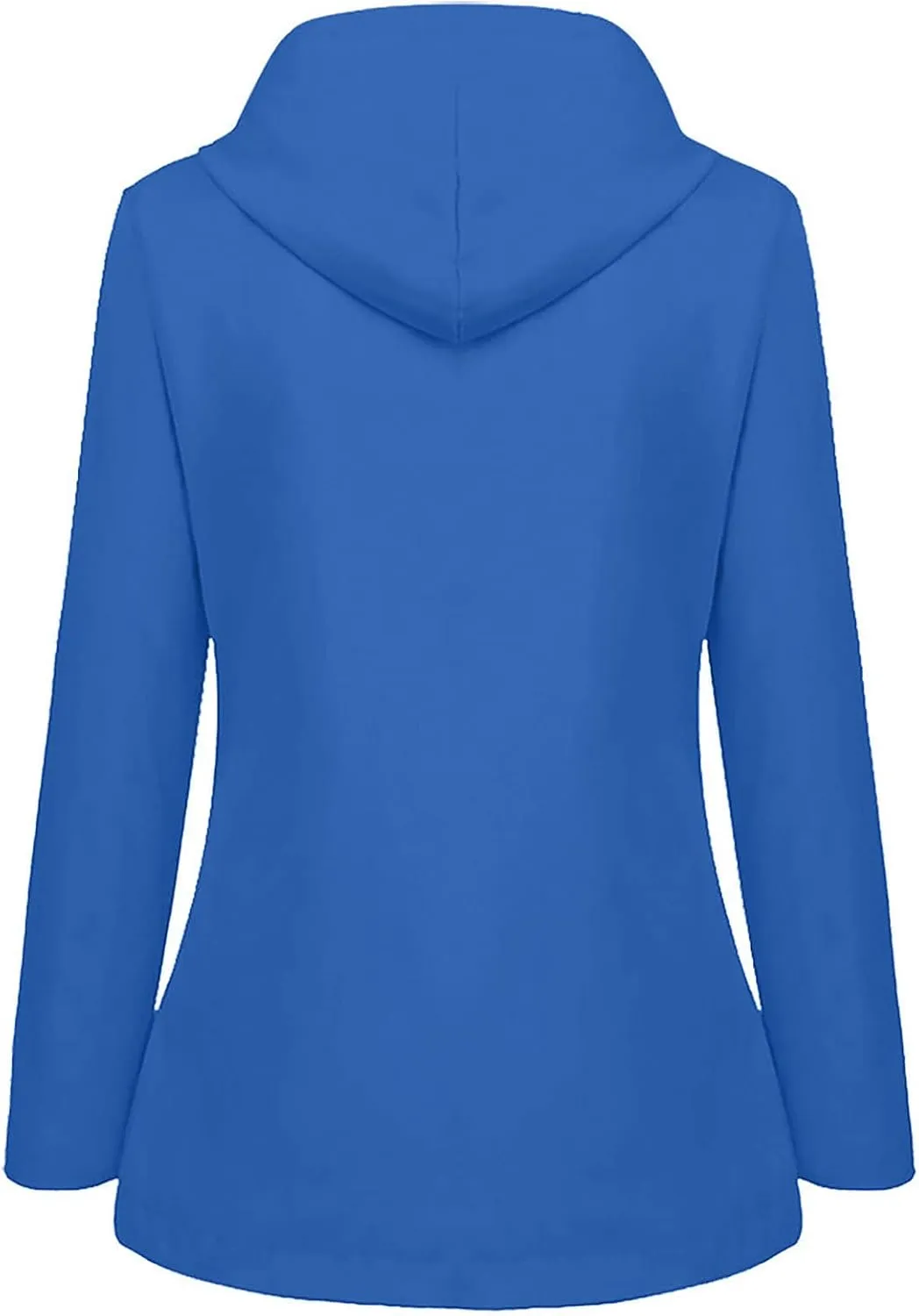 Womens Rain Coat Waterproof Active Outdoor Rain Jacket Lightweight Zip Up Summer Fall Raincoat Windbreaker With Hood