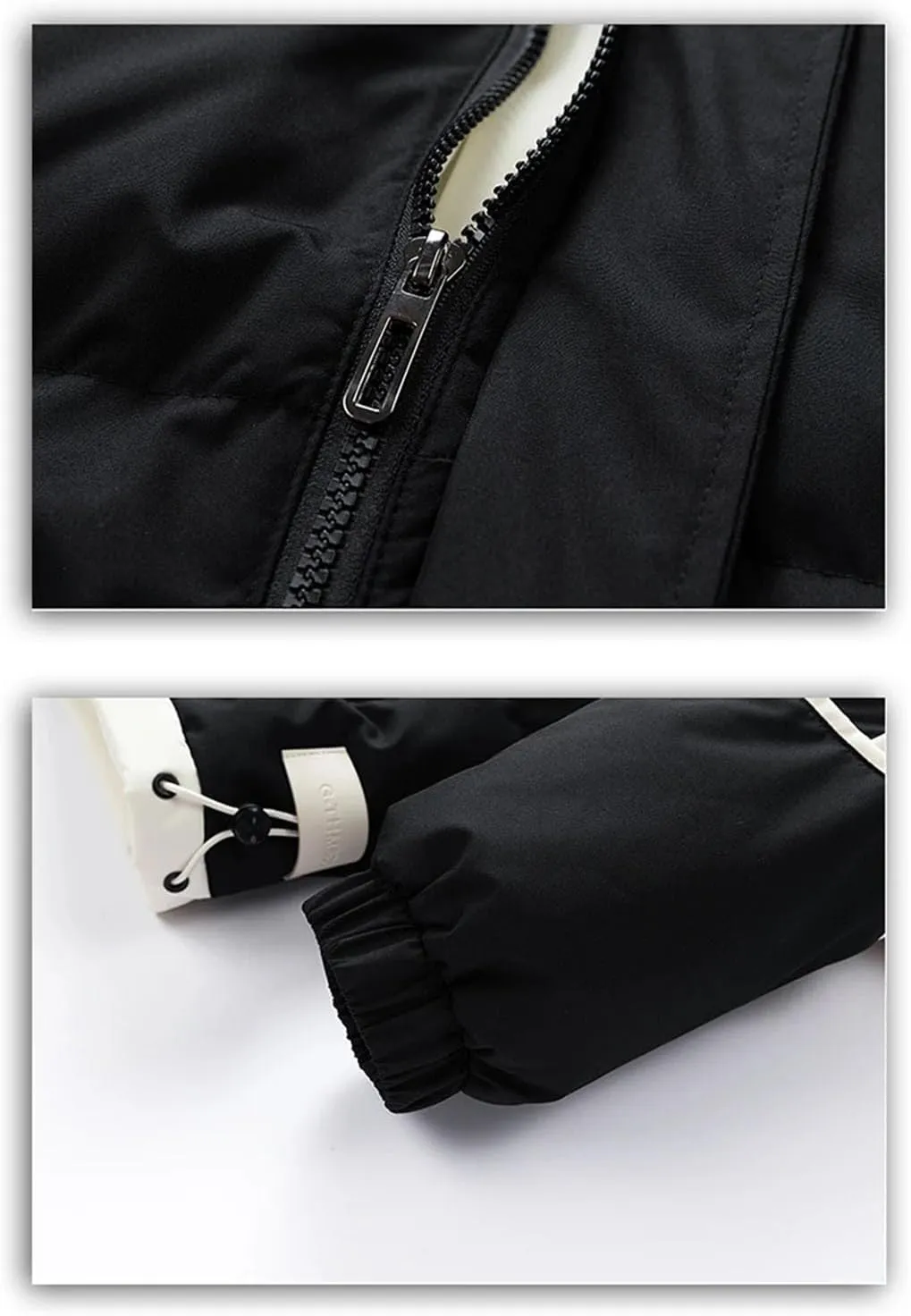 Women's Winter Padded Hooded Puffer Cotton Jackets Couple Outwear Outdoor Windproof Warm Puffy Coat